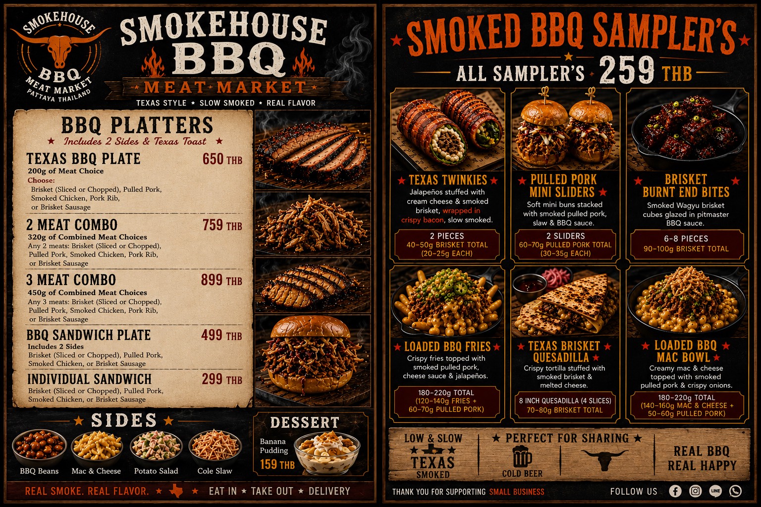 Smoked BBQ Meat Market menu